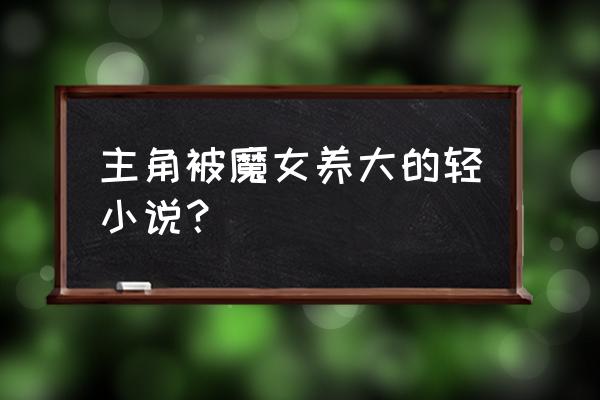 宅男的人间冒险魔女全流程 主角被魔女养大的轻小说？