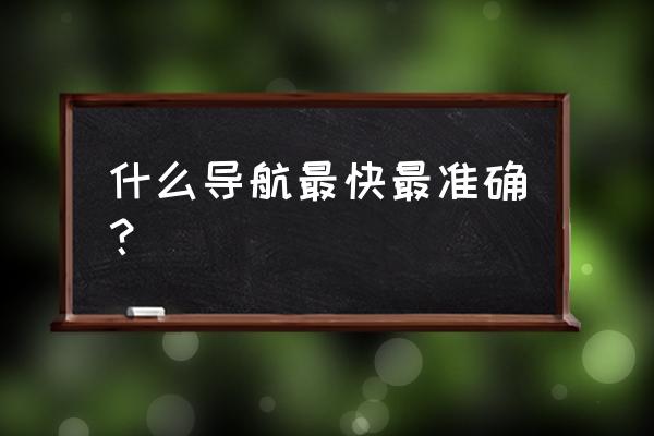 去国外用哪一款导航地图最好 什么导航最快最准确？